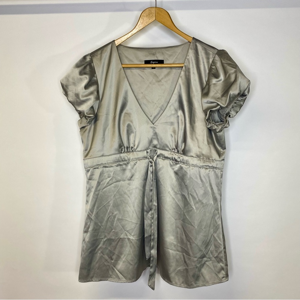 FREE with purchase-Express silver shirt